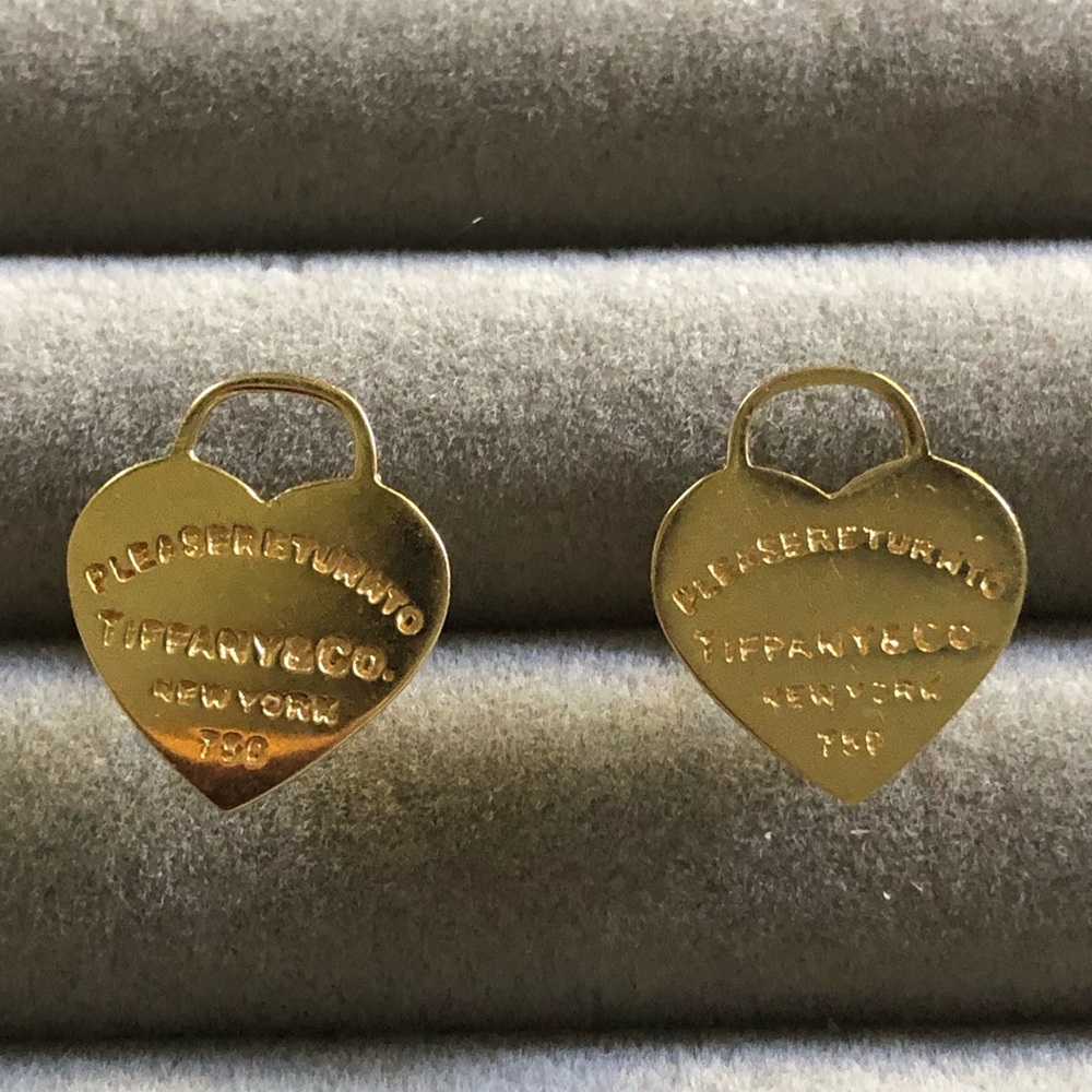 💖REAL 18K SAUDI GOLD EARRINGS💖